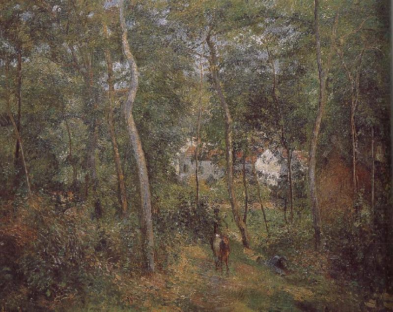 the outskirts of, Camille Pissarro